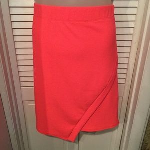 Rue + Plus sizes 2X neon pink asymmetrical…